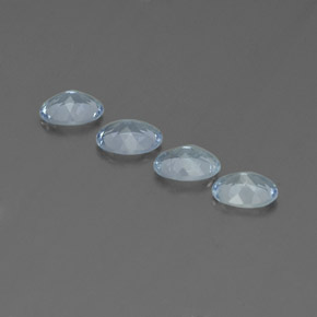  ct natürliche blauer Aquamarin-Edelsteine, Oval Schliff, VS-SI