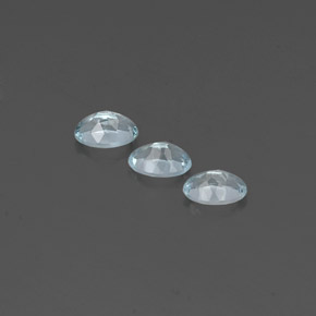  ct natürliche blauer Aquamarin-Edelsteine, Oval Schliff, VVS-VS