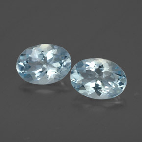  ct natürliche blauer Aquamarin-Edelsteine, Oval Schliff, VVS-VS