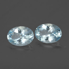  ct natürliche blauer Aquamarin-Edelsteine, Oval Schliff, VVS-VS