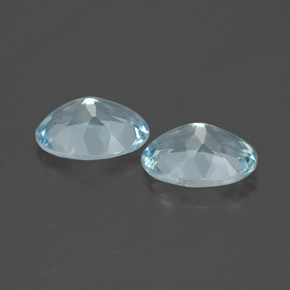  ct natürliche blauer Aquamarin-Edelsteine, Oval Schliff, VVS-VS