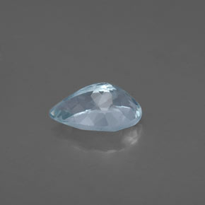 1,22 ctw natürlicher blauer Aquamarin, Birnenform, VS