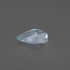 1,07 ctw natürlicher blauer Aquamarin, Birnenform, VVS-VS