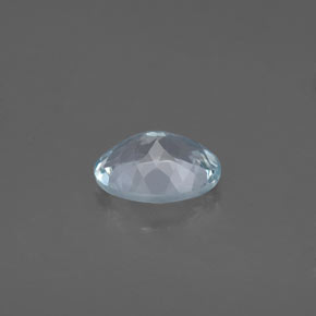 1,17 ctw natürlicher blauer Aquamarin, Oval Schliff, VS
