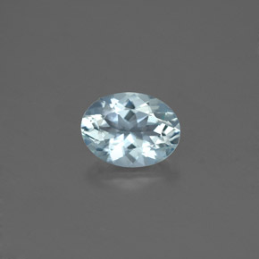 1,17 ctw natürlicher blauer Aquamarin, Oval Schliff, VS