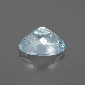 2,37 ctw natürlicher blauer Aquamarin, Oval Schliff, VS-SI