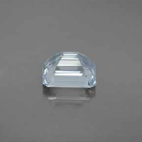 2,46 ctw natürlicher blauer Aquamarin, Smaragdschliff, SI