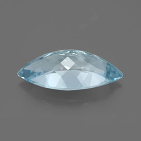 3,40 ctw natürlicher blauer Aquamarin, Marquise, VVS