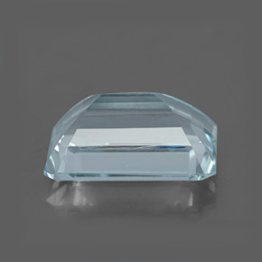 3,19 ctw natürlicher blauer Aquamarin, Smaragdschliff, VVS-VS