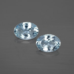 ct natürliche blauer Aquamarin-Edelsteine, Oval Schliff, VS