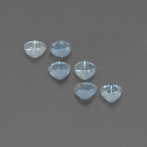  ct natürliche blauer Aquamarin-Edelsteine, Trillion, VVS-VS