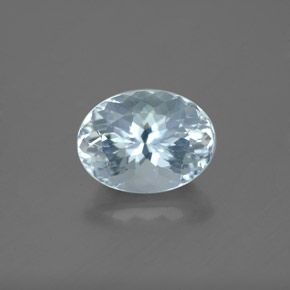 2,01 ctw natürlicher blauer Aquamarin, Oval Schliff, VVS-VS