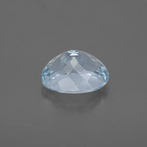 1,66 ctw natürlicher blauer Aquamarin, Oval Schliff, VS