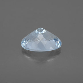 1,74 ctw natürlicher blauer Aquamarin, Oval Schliff, VS
