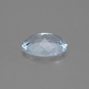 1,32 ctw natürlicher blauer Aquamarin, Oval Schliff, SI