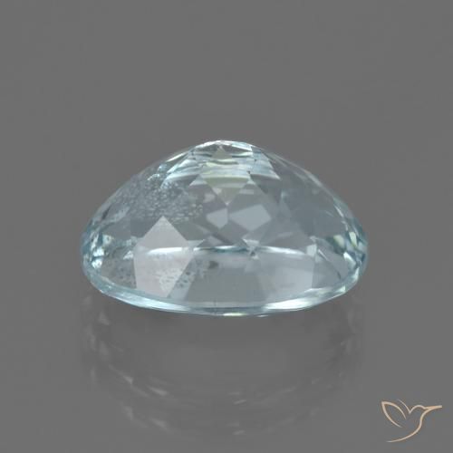 9,17 ctw natürlicher Helles Aquablau Aquamarin, Oval, VS