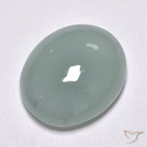 9,17 ctw natürlicher hellblau Aquamarin, Oval, Lichtdurchlässig