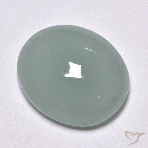 9,17 ctw natürlicher hellblau Aquamarin, Oval, Lichtdurchlässig