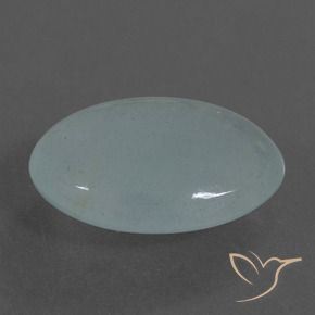9,17 ctw natürlicher hellblau Aquamarin, Oval, Lichtdurchlässig