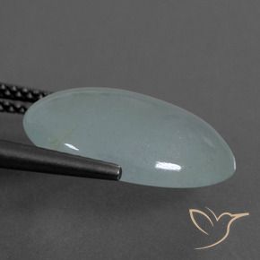9,17 ctw natürlicher hellblau Aquamarin, Oval, Lichtdurchlässig