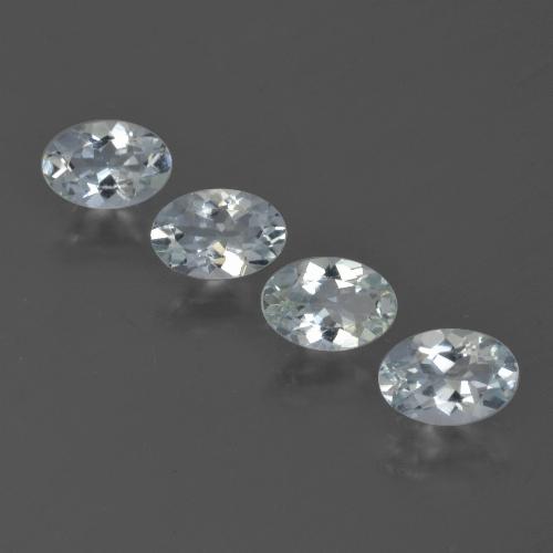 1,75 ct natürliche blauer Aquamarin-Edelsteine, Oval Schliff, VVS-VS