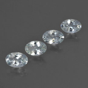1,75 ct natürliche blauer Aquamarin-Edelsteine, Oval Schliff, VVS-VS