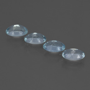 1.68 ct natürliche Himmerlblau Aquamarin-Edelsteine, Oval Schliff, VVS-VS