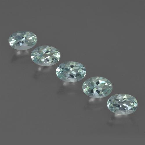 2,27 ct natürliche blauer Aquamarin-Edelsteine, Oval Schliff, VVS-VS