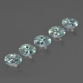 2,27 ct natürliche blauer Aquamarin-Edelsteine, Oval Schliff, VVS-VS