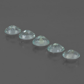 2,27 ct natürliche blauer Aquamarin-Edelsteine, Oval Schliff, VVS-VS