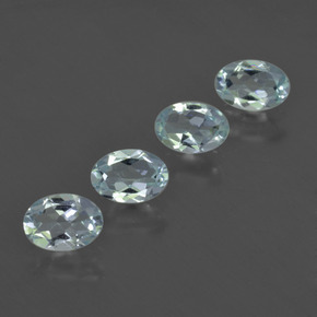 1,61 ct natürliche blauer Aquamarin-Edelsteine, Oval Schliff, VS