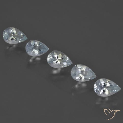 1.88 ct natürliche hellblau Aquamarin-Edelsteine, Birnenform, VVS-VS