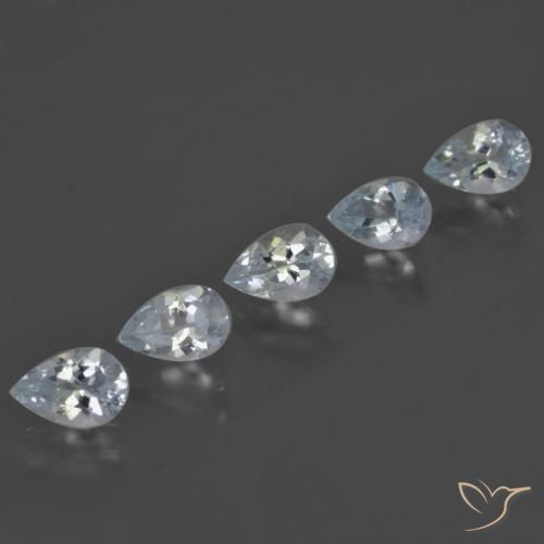 1.88 ct natürliche hellblau Aquamarin-Edelsteine, Birnenform, VVS-VS