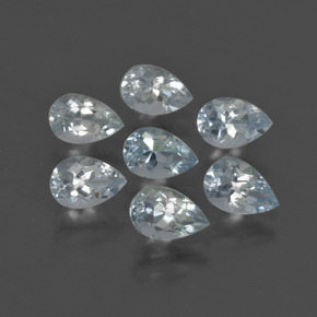 3.00 ct natürliche hellblau Aquamarin-Edelsteine, Birnenform, VVS-VS