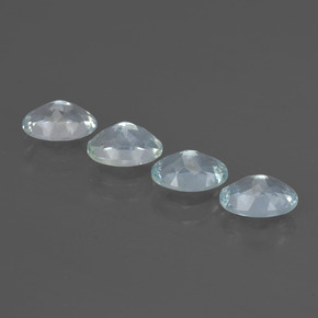 2,96 ct natürliche blauer Aquamarin-Edelsteine, Oval Schliff, VVS-VS