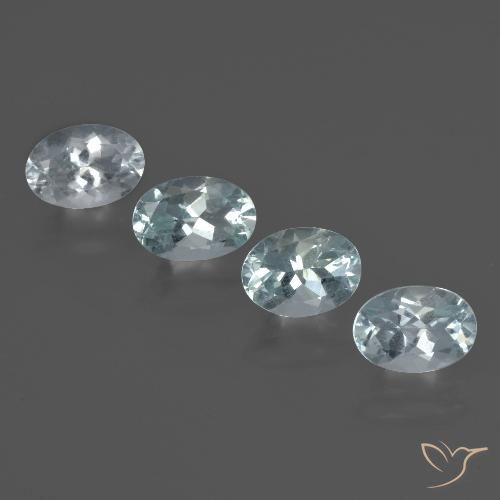 2,94 ct natürliche blauer Aquamarin-Edelsteine, Oval Schliff, VVS-VS