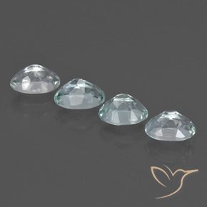 2,94 ct natürliche blauer Aquamarin-Edelsteine, Oval Schliff, VVS-VS