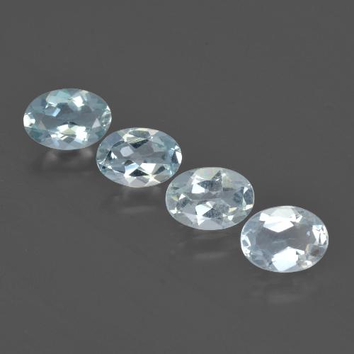 2.30 ct natürliche hellblau Aquamarin-Edelsteine, Oval Schliff, VVS-VS