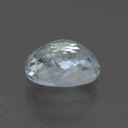 3,10 ctw natürlicher blauer Aquamarin, Oval Schliff, VVS