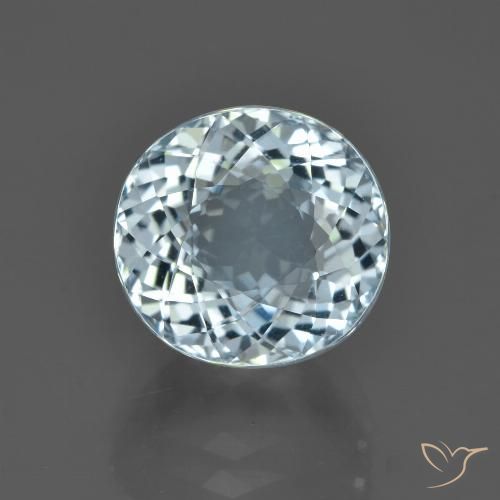 5.18ct Natürlicher Helles Aquablau Aquamarin, Oval, VVS