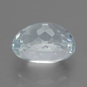 2,88 ctw natürlicher weißer Aquamarin, Oval Schliff, VVS-VS