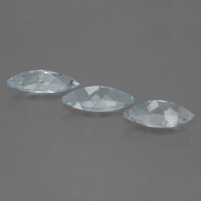 2,89 ct natürliche blauer Aquamarin-Edelsteine, Marquise, VVS-VS