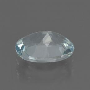 0,85 ctw natürlicher blauer Aquamarin, Oval Schliff, VS