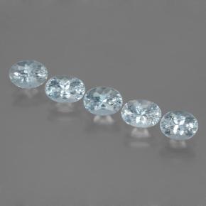 2,72 ct natürliche blauer Aquamarin-Edelsteine, Oval Schliff, VS