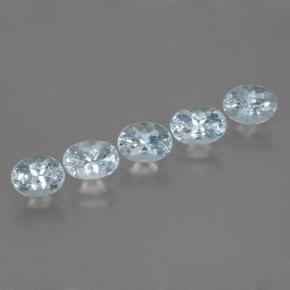 2,72 ct natürliche blauer Aquamarin-Edelsteine, Oval Schliff, VS