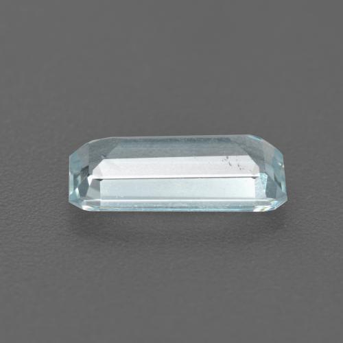 1,11 ctw natürlicher blauer Aquamarin, Smaragdschliff, VS-SI