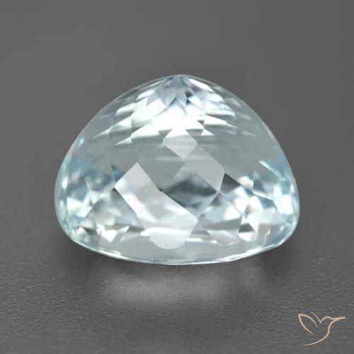 9,17 ctw natürlicher hellblau Aquamarin, Oval, VVS