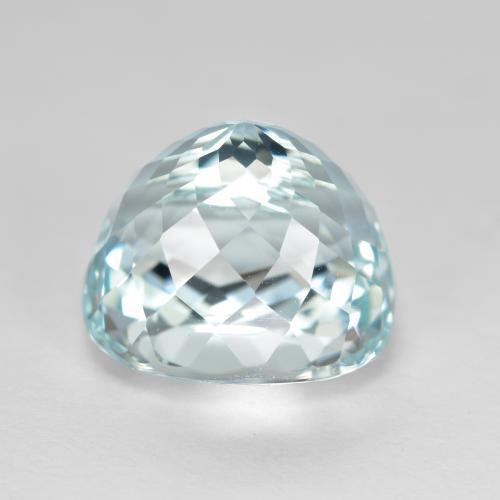 6,63 ctw natürlicher blauer Aquamarin, Oval Schliff, VVS