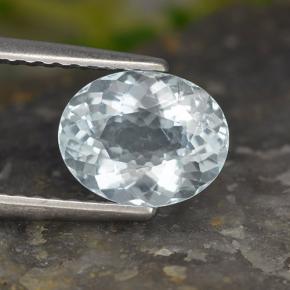 9,17 ctw natürlicher Hellblau Aquamarin, Oval Schliff, VS