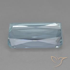 9,17 ctw natürlicher hellblau Aquamarin, Oktagonschliff, VVS